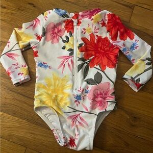Old Navy Floral Print Bodysuit bathing suit